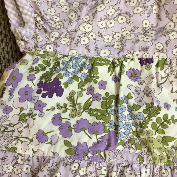 Gymboree lavender floral pattern baby dress - Picture 3 of 5